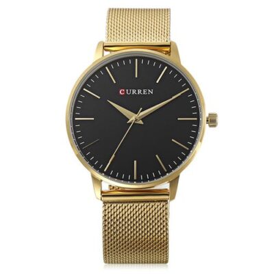 Curren 9021 Gold Quartz Women’s Watch Simple Ultra-thin Dial