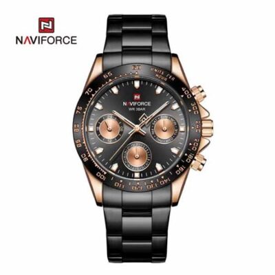NAVIFORCE 9193 S-B-W Top Brand Men Sports Quartz Watch 3 Bar Waterproof Wrist Watch Fashion Casual unisex Watch relogio