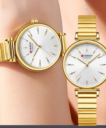CURREN 9081 Ladies Watch Fashion Women Wrist Watches Casual Dress Crystal Clock Relogio Feminino